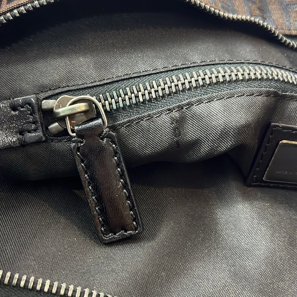 FENDI Brown Zucchino Canvas Briefcase‎ - Picture 13 of 14